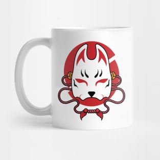 Japanese kitsune mask Mug